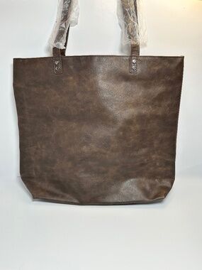 Thirty-One Around Town Tote Chestnut Distressed Pebble | Large Shoulder Bag